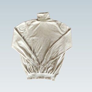 Manrico Milano Men’s Ultra-Fine Cashmere Turtleneck Sweater — Medium